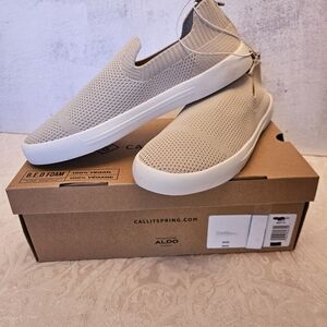 Call It Spring Beige Slip-On Luckee Knit Shoes, Assorted Sizes, New in Box